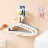Wall Mounted Coat Rack Cartoon Animal 2 Layer Storage Space Saving Acrylic Adhesive Wrought Iron Spray Wall HangerBear