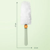 Hand Duster Electrostatic Adsorption Washable Replaceable Cleaning Fibers Telescopic Duster for Floor Desk CleaningGreen In Australia - Darrahopens