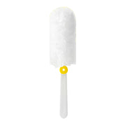 Hand Duster Electrostatic Adsorption Washable Replaceable Cleaning Fibers Telescopic Duster for Floor Desk CleaningFlat White In Australia - Darrahopens