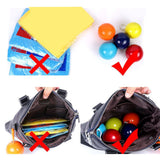 Portable Raincoat Ball Mini Emergency Thickened Disposable Raincoat Ball for Outdoor MountaineeringRandom Color