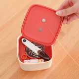 Magnetic Sewing Box PP Polyester Colorful Multifunctional Scandinavian Style Craft Storage Box for Home Pink and Purple In Australia - Darrahopens