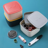 Magnetic Sewing Box PP Polyester Colorful Multifunctional Scandinavian Style Craft Storage Box for Home Pink and Purple In Australia - Darrahopens
