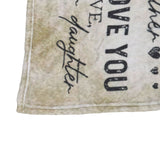 Dad Blanket Father's Day Theme Dual Sides Personalized Wide Application Sofa Throw Blanket for Bedroom Sofa Office 150x120cm / 59.06x47.24in