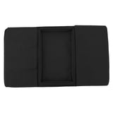 Sofa Tray Folding Arm Storage Holder Table 600D Oxford Cloth Side Pockets for Couch Black
