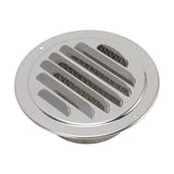 Air Ventilation Cover 304 Stainless Steel Round Exhaust Duct Grill Cap for Kitchen and Bathroom 100mm / 3.9in