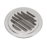 Air Ventilation Cover 304 Stainless Steel Round Exhaust Duct Grill Cap for Kitchen and Bathroom 100mm / 3.9in