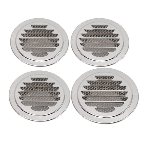 Air Ventilation Cover 304 Stainless Steel Round Exhaust Duct Grill Cap for Kitchen and Bathroom 120mm / 4.7in In Australia - Darrahopens