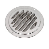 Air Ventilation Cover 304 Stainless Steel Round Exhaust Duct Grill Cap for Kitchen and Bathroom 120mm / 4.7in