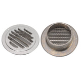Air Ventilation Cover 304 Stainless Steel Round Exhaust Duct Grill Cap for Kitchen and Bathroom 120mm / 4.7in