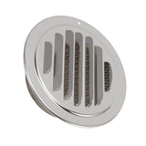 Air Ventilation Cover 304 Stainless Steel Round Exhaust Duct Grill Cap for Kitchen and Bathroom 120mm / 4.7in