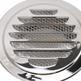 Air Ventilation Cover 304 Stainless Steel Round Exhaust Duct Grill Cap for Kitchen and Bathroom 150mm / 5.9in