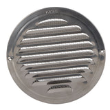 Air Ventilation Cover 304 Stainless Steel Round Exhaust Duct Grill Cap for Kitchen and Bathroom 160mm / 6.3in
