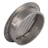 Air Ventilation Cover 304 Stainless Steel Round Exhaust Duct Grill Cap for Kitchen and Bathroom 160mm / 6.3in