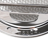 Air Ventilation Cover 304 Stainless Steel Round Exhaust Duct Grill Cap for Kitchen and Bathroom 160mm / 6.3in
