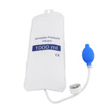 Pressure Infusion Bag with Pressure Gauge Strong Wear Resistance Air Tightness Fluid Quick Infusion for Emergency Patient 1000ml