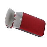 Cigarette Case Height Adjustable Thick Thin Cigarettes Dual Use Lighter Split Cigarette Case Holder Red