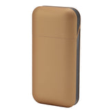Cigarette Case Height Adjustable Thick Thin Cigarettes Dual Use Lighter Split Cigarette Case Holder Gold
