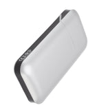 Cigarette Case Height Adjustable Thick Thin Cigarettes Dual Use Lighter Split Cigarette Case Holder Silver