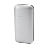 Cigarette Case Height Adjustable Thick Thin Cigarettes Dual Use Lighter Split Cigarette Case Holder Silver