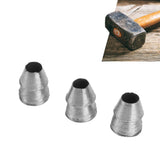 20pcs Safety Round Handle Wedges Steel Hammer Handle Splitting Wedge Set for Axe Claw Hammer Sledge Diameter 8mm / 0.31in