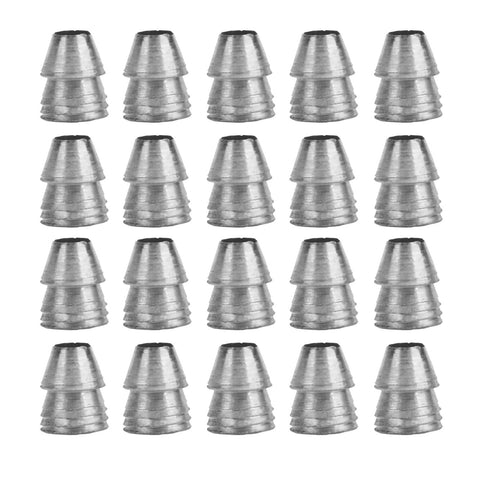 20pcs Safety Round Handle Wedges Steel Hammer Handle Splitting Wedge Set for Axe Claw Hammer Sledge Diameter 13mm / 0.51in