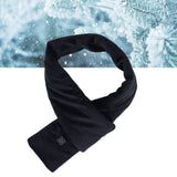 Electric Heated Scarf Rechargable 3 Gear Foldable Breathable Waterproof Neck Heating Pad for Winter