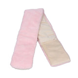 Electric Heating Scarf Evenly Heating Comfortable Skin Friendly Short Plush Pink USB Heated Scarf for Winter