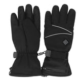 Heated Gloves Skiing Snowboarding Electric Battery Heated Gloves with 3 Heating Levels Skiing for Men Women XL