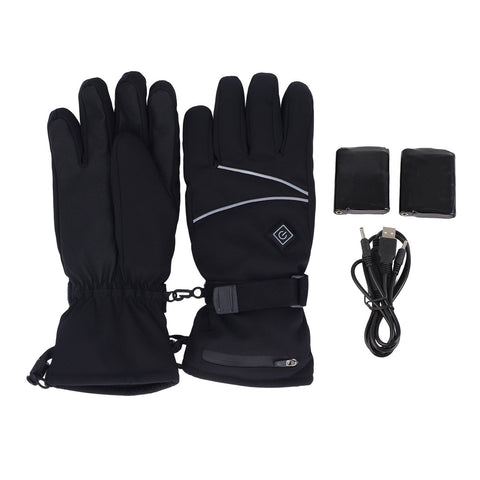 Electric Heating Gloves 3 Adjustable Temperature Lithium Battery Gloves for Outdoor Activities M