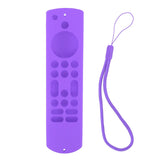Remote Control Silicone Case Soft Safe Shockproof Waterproof Precise Cutout Fully Wrap Remote Cover for Amazon TV Purple In Australia - Darrahopens