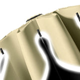 Automatic Reverse Umbrella Large One Key Control with Reflective Strip Folding Umbrella for Sunny Or Rainy Day Light Khaki In Australia - Darrahopens