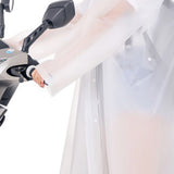 Adult Rain Poncho EVA Breathable Hooded Rain Poncho Outdoor Bike Cycling Raincoat for Men Women White XL In Australia - Darrahopens
