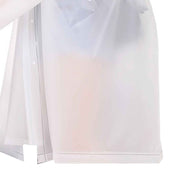 Adult Rain Poncho EVA Breathable Hooded Rain Poncho Outdoor Bike Cycling Raincoat for Men Women White XL In Australia - Darrahopens