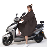 Adult Rain Poncho EVA Breathable Hooded Rain Poncho Outdoor Bike Cycling Raincoat for Men Women Black L In Australia - Darrahopens