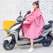 Adult Rain Poncho EVA Breathable Hooded Rain Poncho Outdoor Bike Cycling Raincoat for Men Women Rose Red M In Australia - Darrahopens