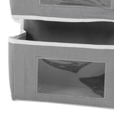 Over Door Hanging Organizer Wall Mount Storage with Hooks for Pantry Nursery Kitchen Closet Dorm Grey 5 Pockets