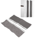 2Pcs Refrigerator Door Handle Covers Kitchen Appliance Decor Non Skid Static Protector Grey
