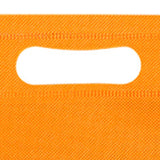50Pcs Die Cut Non Woven Bags Eco Friendly Flat Mouth Tote Bags Non Woven Fabric Garment Bags Orange 25x35cm/9.8x13.8in In Australia - Darrahopens