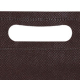 50Pcs Die Cut Non Woven Bags Eco Friendly Flat Mouth Tote Bags Non Woven Fabric Garment Bags Brown 25x35cm/9.8x13.8in In Australia - Darrahopens