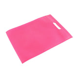 50Pcs Die Cut Non Woven Bags Eco Friendly Flat Mouth Tote Bags Non Woven Fabric Garment Bags Rose Red 25x35cm/9.8x13.8in In Australia - Darrahopens