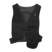 Heated Vest V Neck Fast Warmer Up Jacket USB Charge Electric Warming Heating for Winter Outdoor Men Women Black In Australia - Darrahopens