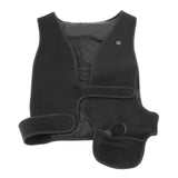 Heated Vest V Neck Fast Warmer Up Jacket USB Charge Electric Warming Heating for Winter Outdoor Men Women Black In Australia - Darrahopens