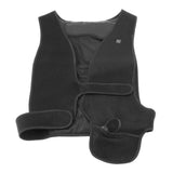 Heated Vest V Neck Fast Warmer Up Jacket USB Charge Electric Warming Heating for Winter Outdoor Men Women Black In Australia - Darrahopens