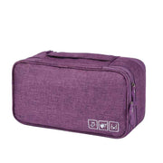 Travel Underwear Organizer Positive Ion Oxford Fabric Large Capacity Travel Bra Organizer for Underwear Women Travel Purple In Australia - Darrahopens
