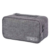 Travel Underwear Organizer Positive Ion Oxford Fabric Large Capacity Travel Bra Organizer for Underwear Women Travel Grey In Australia - Darrahopens