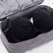 Travel Underwear Organizer Positive Ion Oxford Fabric Large Capacity Travel Bra Organizer for Underwear Women Travel Grey In Australia - Darrahopens