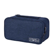 Travel Underwear Organizer Positive Ion Oxford Fabric Large Capacity Travel Bra Organizer for Underwear Women Travel Dark Blue In Australia - Darrahopens
