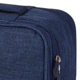 Travel Underwear Organizer Positive Ion Oxford Fabric Large Capacity Travel Bra Organizer for Underwear Women Travel Dark Blue In Australia - Darrahopens