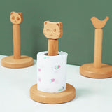 Wooden Tissue Holder Cute Animals Shape Facial Napkin Stand Toilet Paper Holder Store Shelves for Kitchen Bedroom Cat In Australia - Darrahopens
