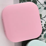 Contact Lens Box Plastic Leakage Proof Dustproof Portable Square Contact Lens Case Pink